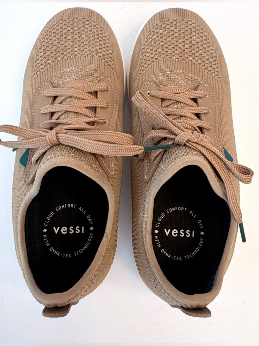 Vessi LIKE NEW Weekend classic 100% waterproof Oak Brown travel shoes, size 8 - Picture 6 of 8